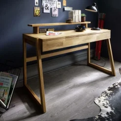 Bureau en chêne massif Cyriel