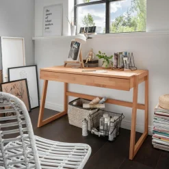 Bureau en hêtre massif Cyriel