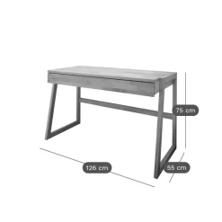 Bureau en hêtre massif Cyriel