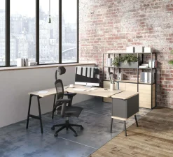 BURONOMIC Bibliothèque 1 porte Alto