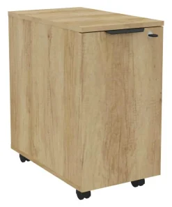 BURONOMIC Caisson mobile avec tiroirs AltO - Décor Chêne Nebraska