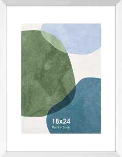 Cadre photo Gontran - Blanc - 18 x 24 cm