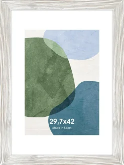 Cadre photo Gwendolyne - Blanc - A3