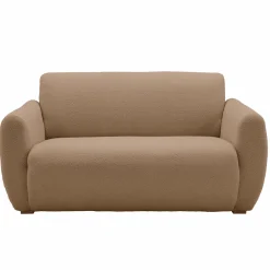 Canapé bouclette Ome - Beige - 2 places