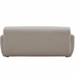 Canapé bouclette Ome - Gris Clair - 3 places