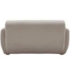 Canapé bouclette Ome - Gris Clair - 2 places