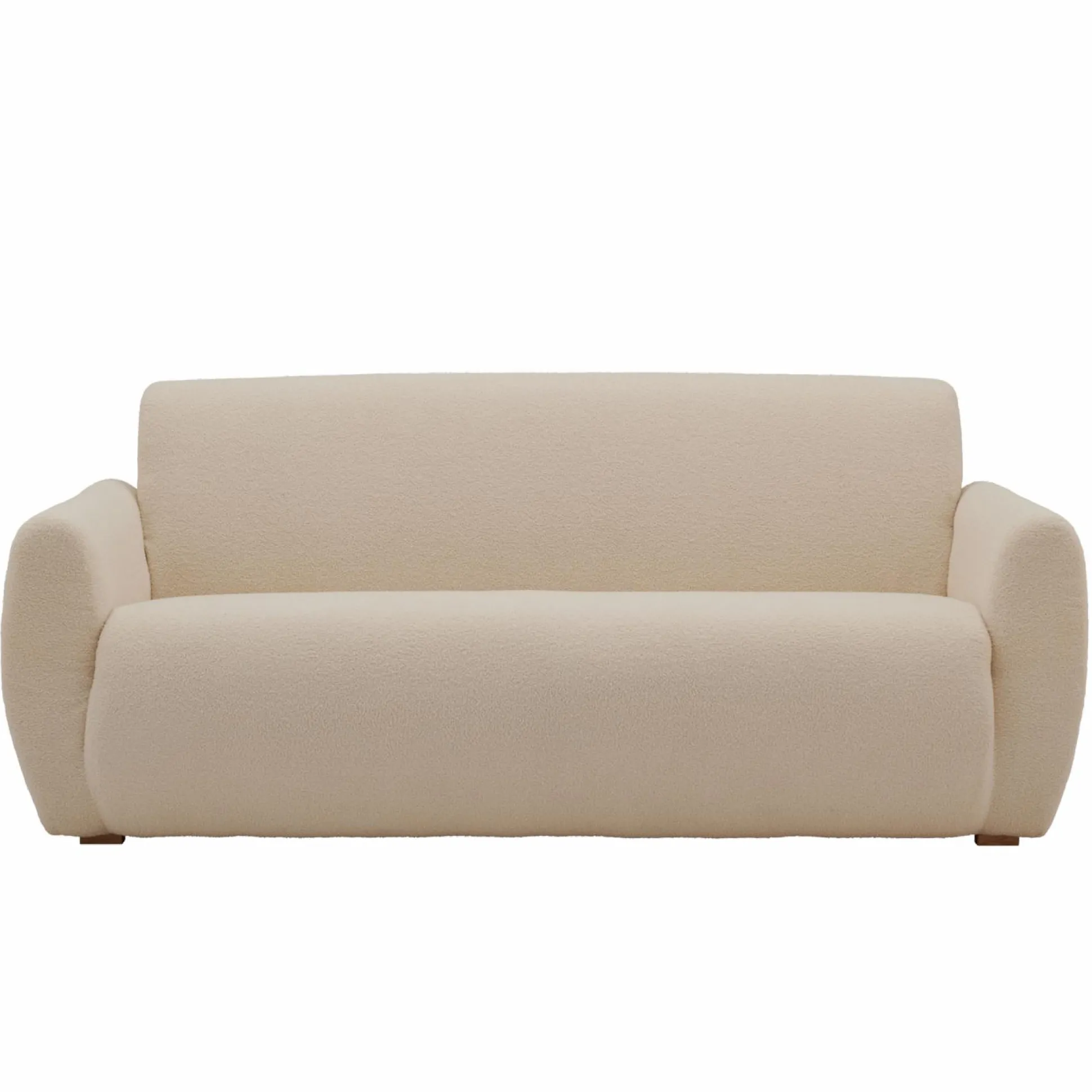 Canapé bouclette Ome - Lin - 3 places