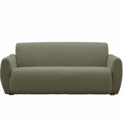 Canapé bouclette Ome - Vert Kaki - 3 places