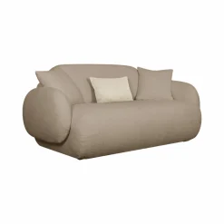 Canapé bouclette Oméga - Beige - Grand 2 places