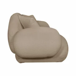 Canapé bouclette Oméga - Beige - Grand 2 places