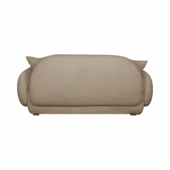 Canapé bouclette Oméga - Beige - Grand 2 places