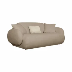 Canapé bouclette Oméga - Beige - 3 places
