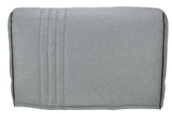 Canapé BZ tissu matelas 15 cm Genay - Gris Clair