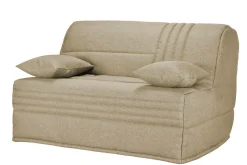 Canapé BZ tissu matelas 15 cm Genay - Sable