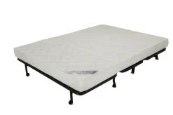 Canapé BZ tissu matelas 15 cm Genay - Sable