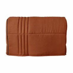 Canapé BZ velours côtelé matelas 15 cm Gaélia - Rouille