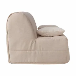 Canapé BZ velours côtelé matelas 15 cm Gaélia - Beige