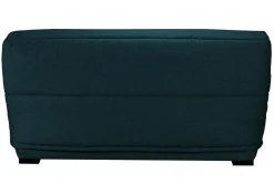 Canapé clic-clac tissu matelas 17 cm Guidel - Bleu Marine