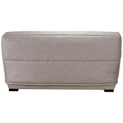 Canapé clic-clac tissu matelas 17 cm Guidel - Taupe