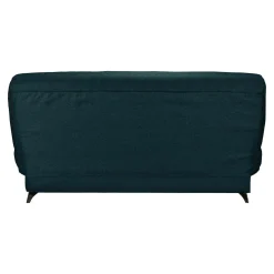 Canapé clic-clac tissu matelas Bultex 14 cm Gipsy - Bleu Marine