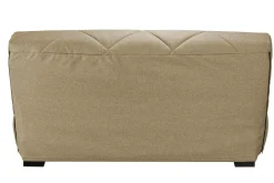 Canapé clic-clac tissu matelas Bultex 15 cm Gina - Sable