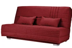 Canapé clic-clac tissu matelas 17 cm Genay - Griotte