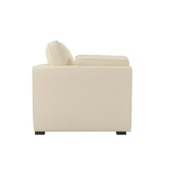 Canapé convertible tissu coton déhoussable Marbella - Beige - 2 places