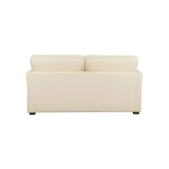 Canapé convertible tissu coton déhoussable Marbella - Beige - 2 places
