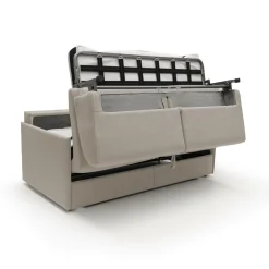 Canapé convertible tissu déhoussable Arthur - Lin - Grand 2 places