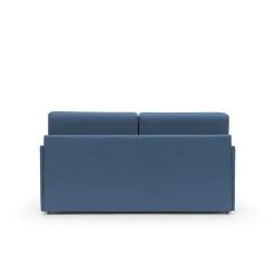 Canapé convertible tissu déhoussable Arthur - Bleu - Grand 2 places