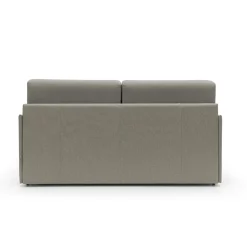 Canapé convertible tissu déhoussable Arthur - Taupe - Grand 2 places