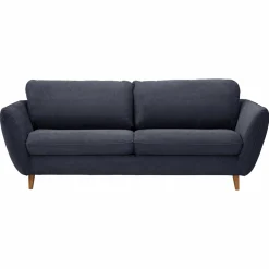 Canapé convertible tissu Persson - Bleu Marine