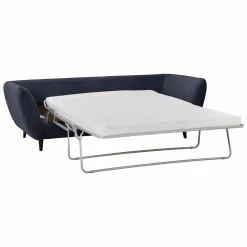 Canapé convertible tissu Persson - Bleu Marine