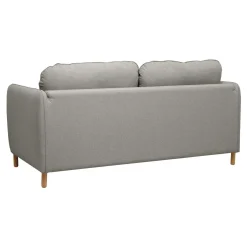 Canapé convertible tissu Portimo - Gris Clair