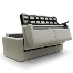 Canapé convertible tissu recyclé déhoussable Aubin - Lin - Grand 3 places