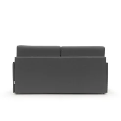 Canapé convertible tissu recyclé déhoussable Arthur - Anthracite - 3 places