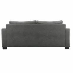 Canapé convertible velours Octave - Gris Clair