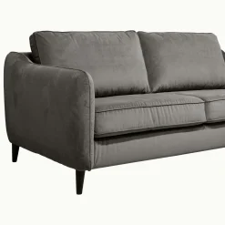 Canapé convertible velours Prince - Gris