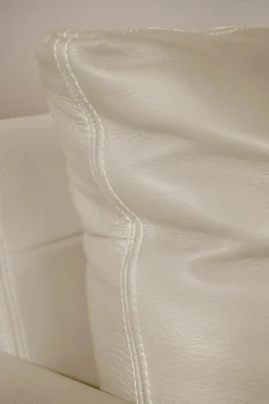 Canapé cuir Basile - Sable - 3 places