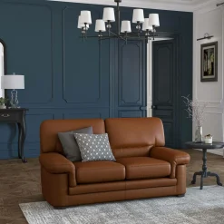 Canapé cuir Melbourne - Cognac - 2 places