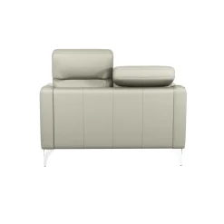 Canapé cuir têtières relevables Ben - Lune - 2 places