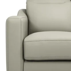 Canapé cuir têtières relevables Ben - Lune - 2 places