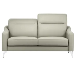 Canapé cuir têtières relevables Ben - Lune - 3 places