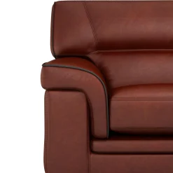 Canapé cuir Valentina - Brandy - 3 places