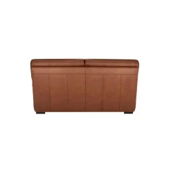 Canapé cuir Valentina - Whisky - 2 places