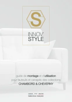 Canapé relax électrique velours Cheverny - Rouille - 2 places