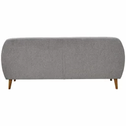 Canapé tissu Agathe - Gris Clair - 2 places