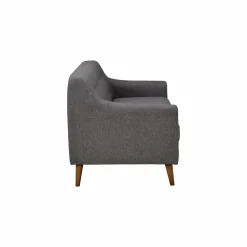 Canapé tissu Agathe - Gris Foncé - 3 places