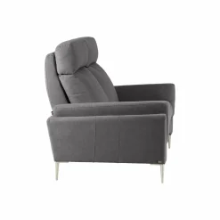 Canapé tissu Boston - Ardoise - 2 places