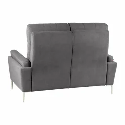 Canapé tissu Boston - Ardoise - 2 places